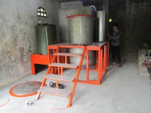 mesin destilasi penyuling minyak