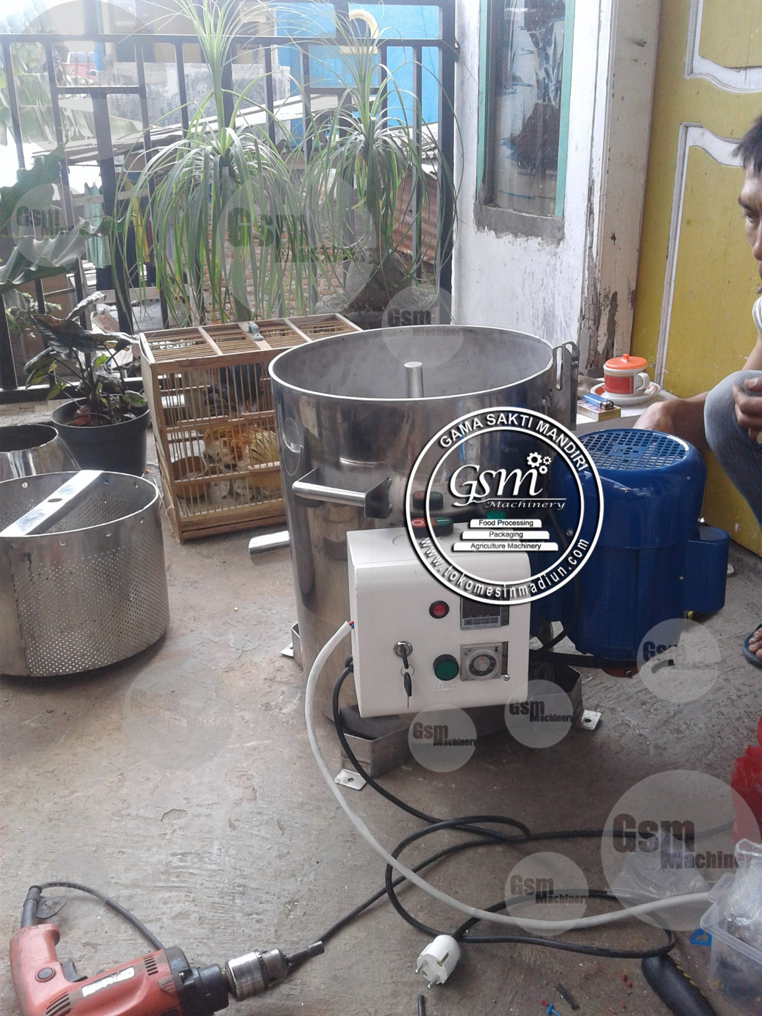  mesin spinner heater pengering logam di madiun jawa timur