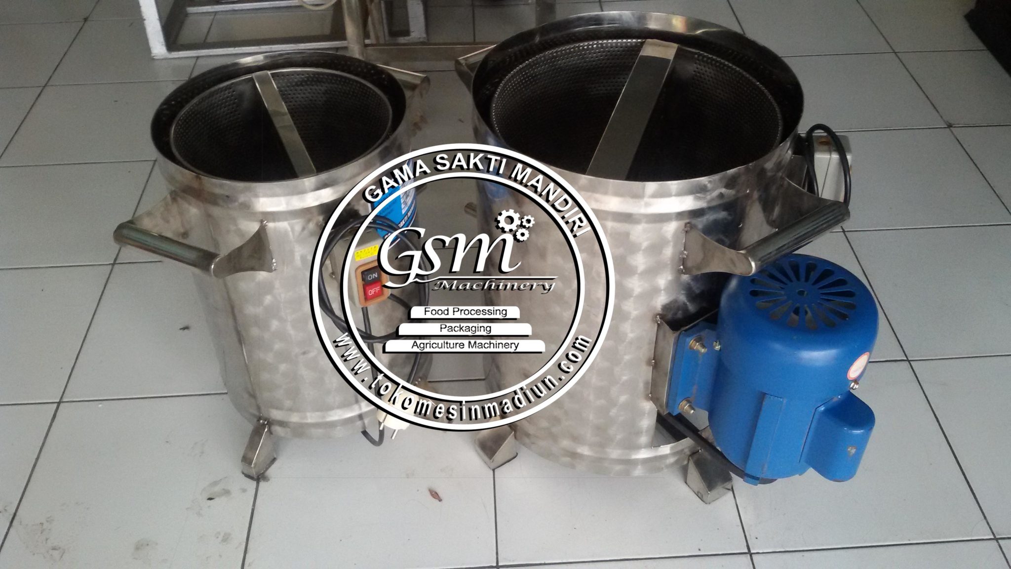 mesin spinner peniris minyak  dan  air  kapasitas 1 5 kg dan  3 kg